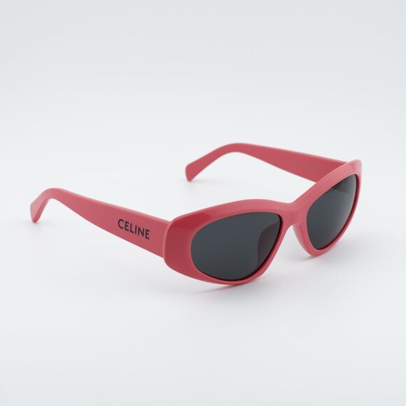 Celine CL40279U 72A Sunglasses Pink Cat Eye Frame, Grey Lenses main image 7